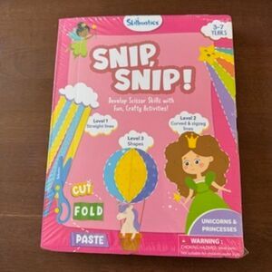 Skillmatics Snip, Snip! Unicorns & Princesses Art & Craft Kit Ages 3 to 7 NEW